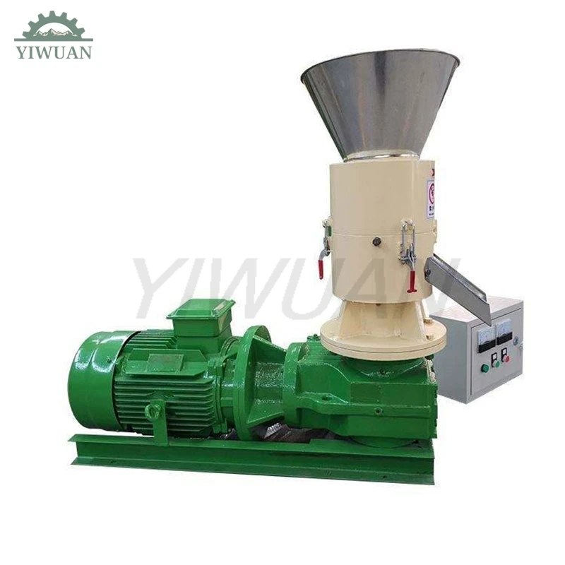 Automatic Wood Sawdust Fuel Pellets Mill 100-300kg/h Biomass Wood Pellet Making Machine With Factory Supply