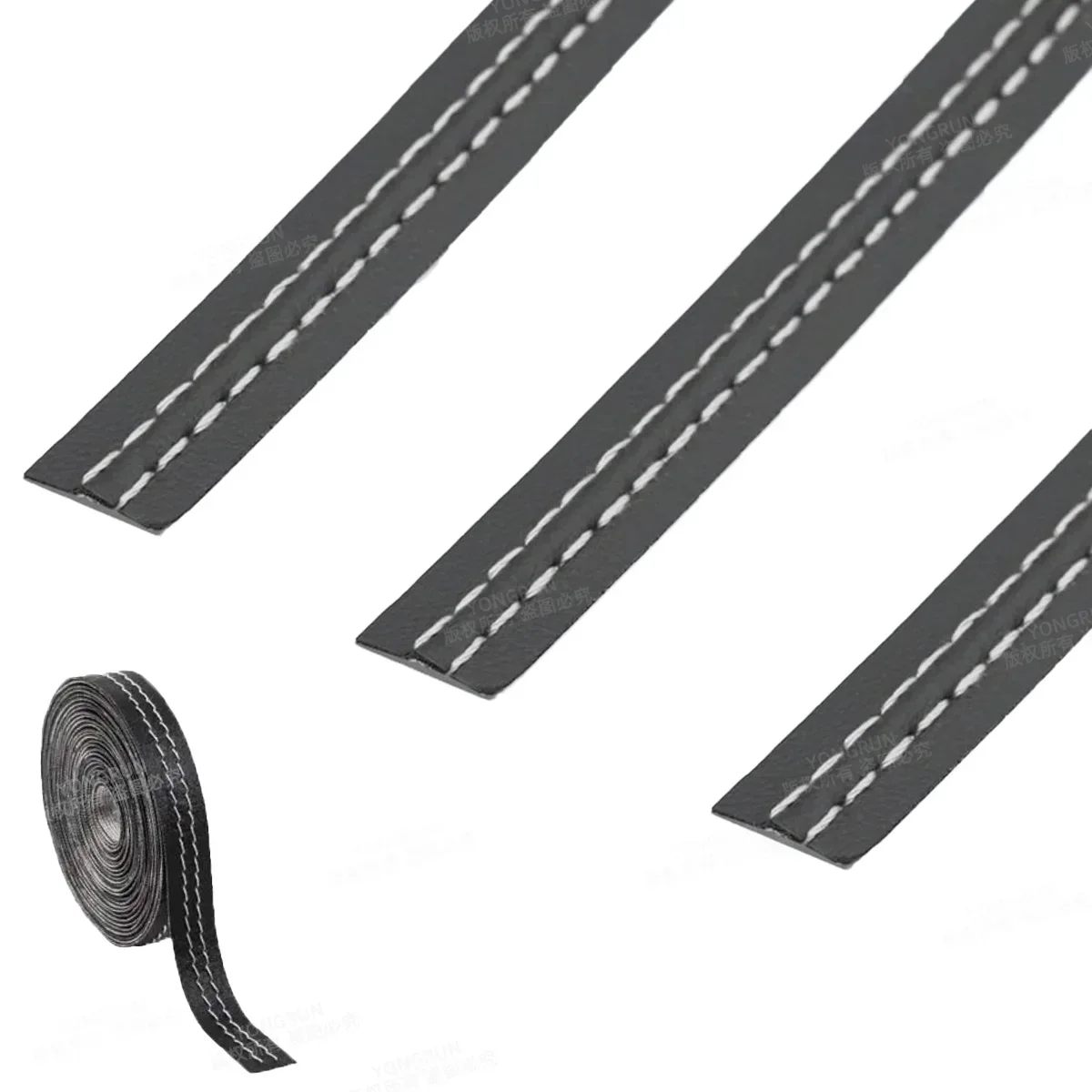 2m/8m Auto Selbst-klebe Moulding Trim Auto Innen Dashboard Leder Dekoration Linie DIY Geflecht Streifen auto Stil Dekoration