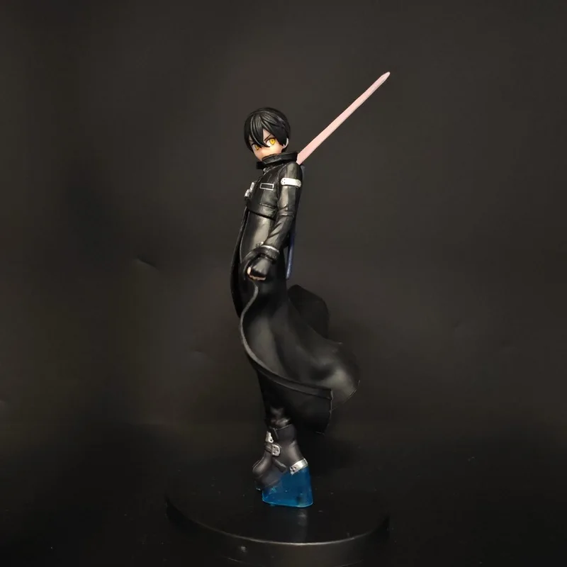 Sword Art Online Kirito Figure Ggo Phantom Bullet Version Anime Statue Pvc Model Desktop Ornament Collectible Toy Adult Fan Gift