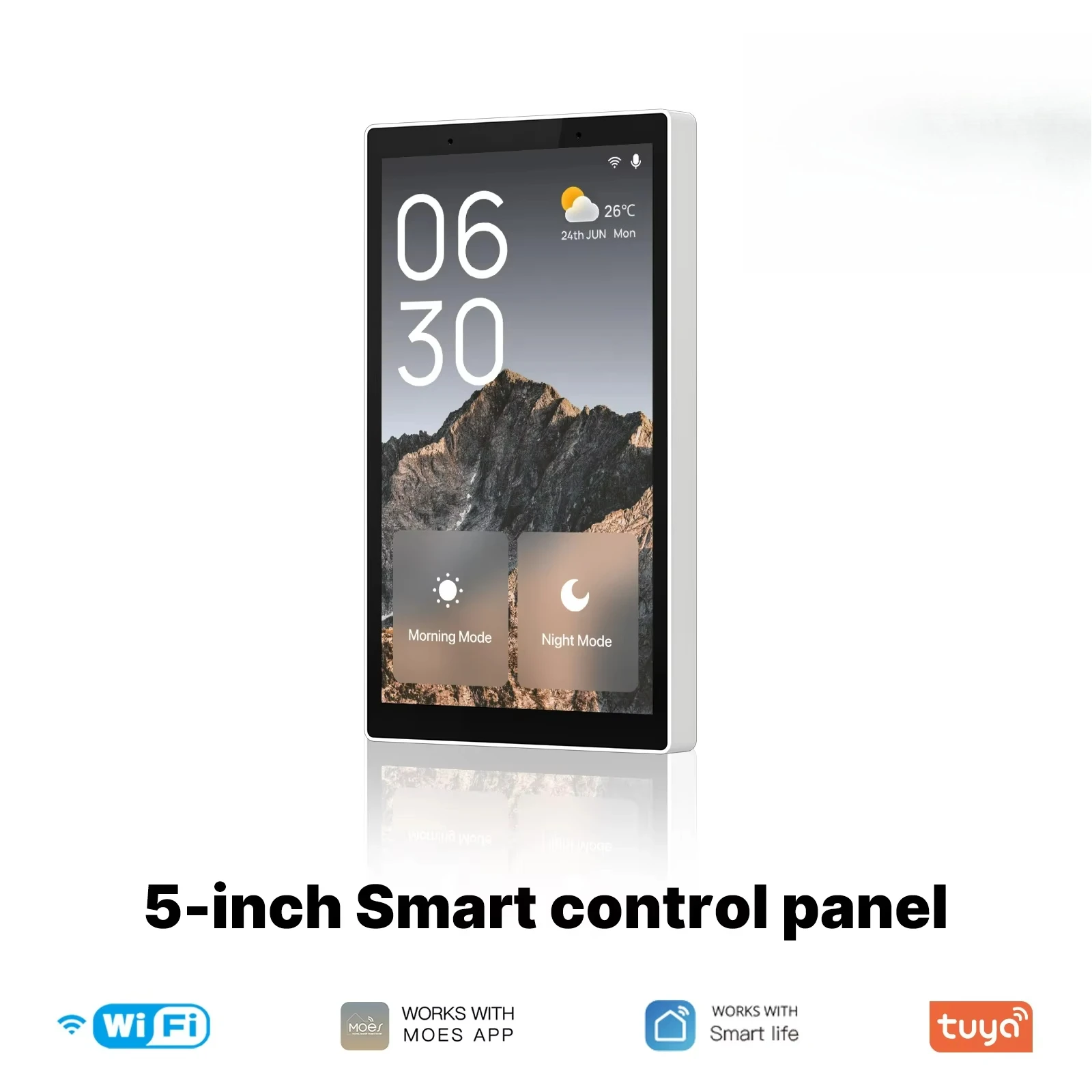 Whole House Smart Touch Screen Panel, for Tuya Zigbee Wireless Voice Automation Gateway for Google Home