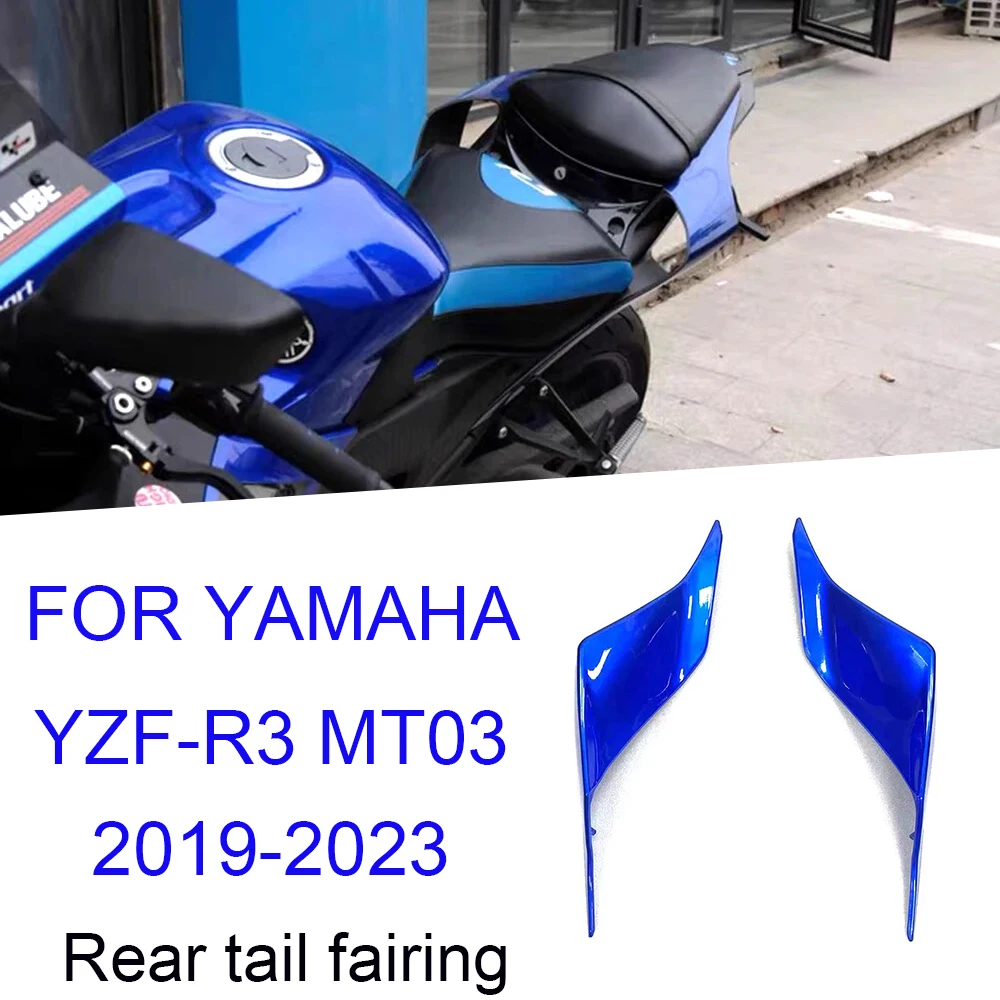 

For Yamaha YZF-R3 R3 2019 2020 2021 2022 2023 Motorcycle rear fairing Rear spoiler wing New modified side Fixed wings