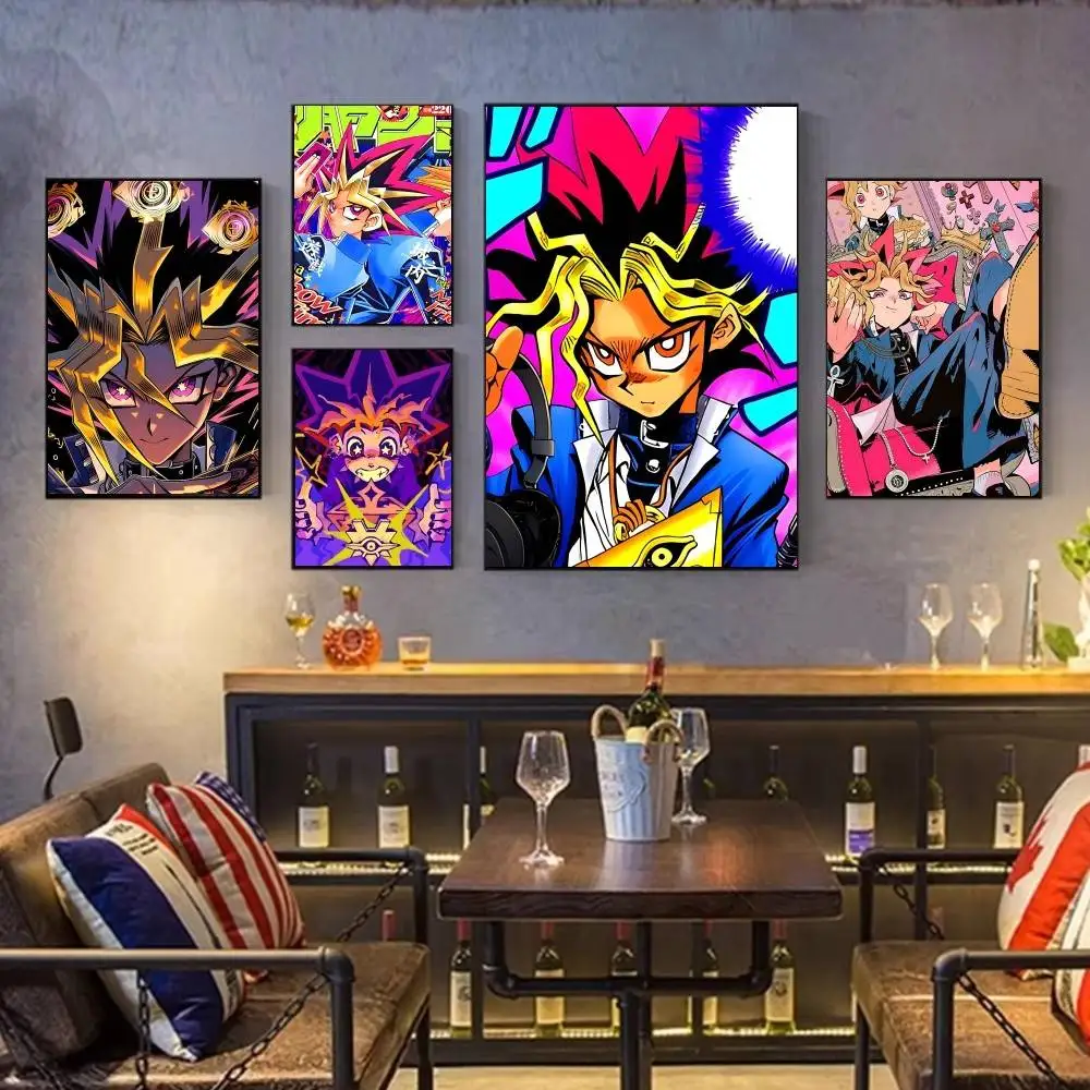 Yu-Gi-Oh Anime new group Poster HD home decor sticky wall waterproof home living room bar aesthetic decor