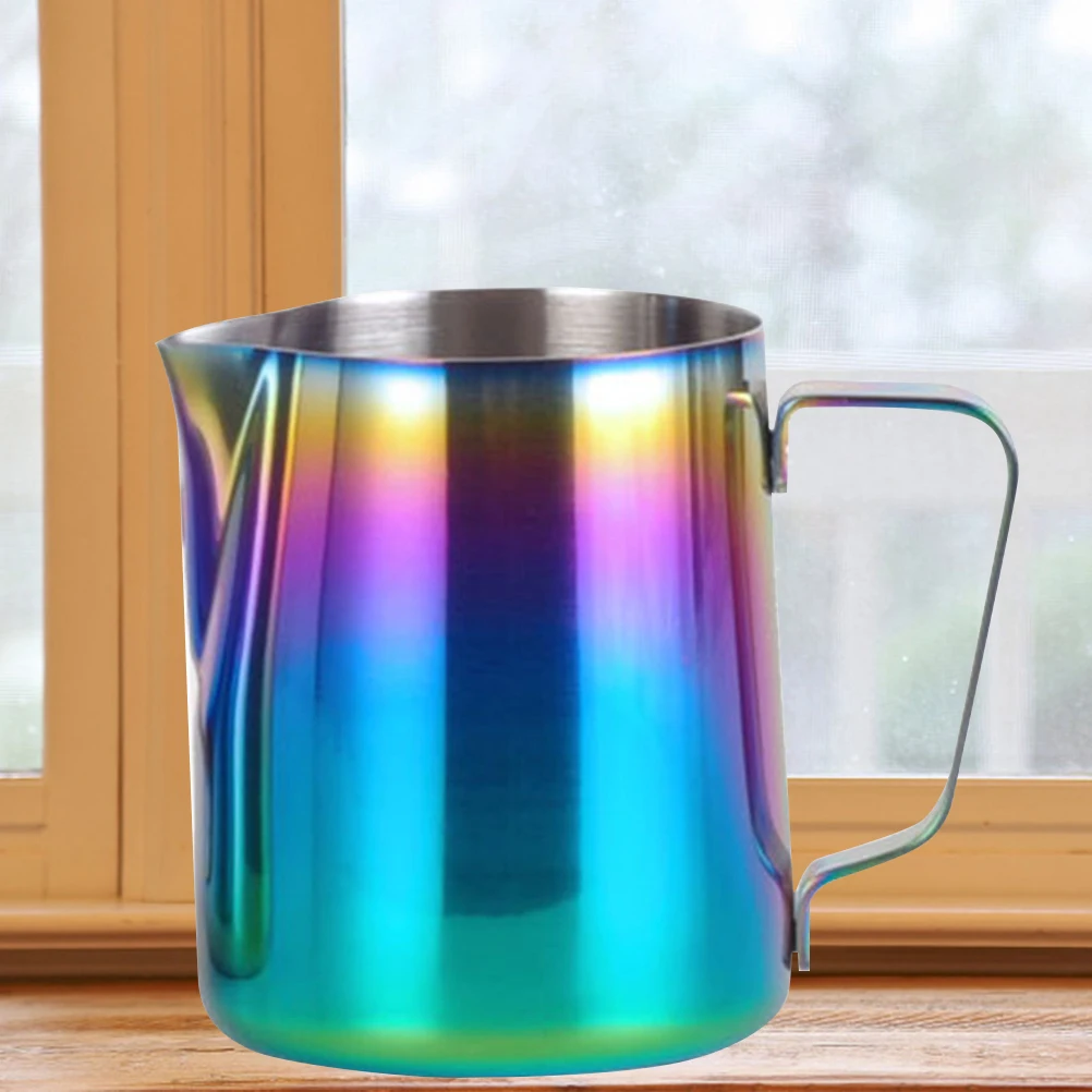 

1Pcs Coffee Milk Frothing Pitcher Stainless Steel 350ml Eagle Mouth Design Creamer Frothing Pitcher for Latte Art