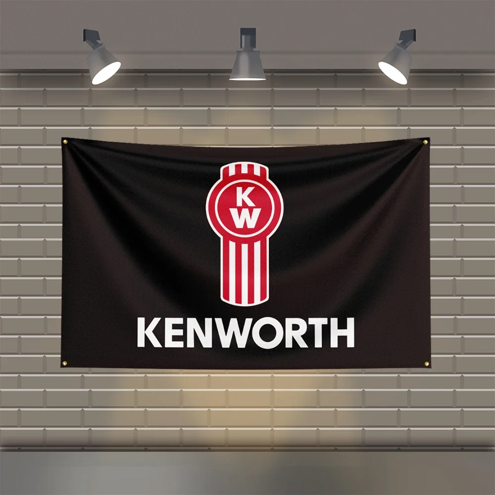 3x5 Ft K-Kenworths Racing  Flag Polyester Printed Cars Flags for Room Garage Decor