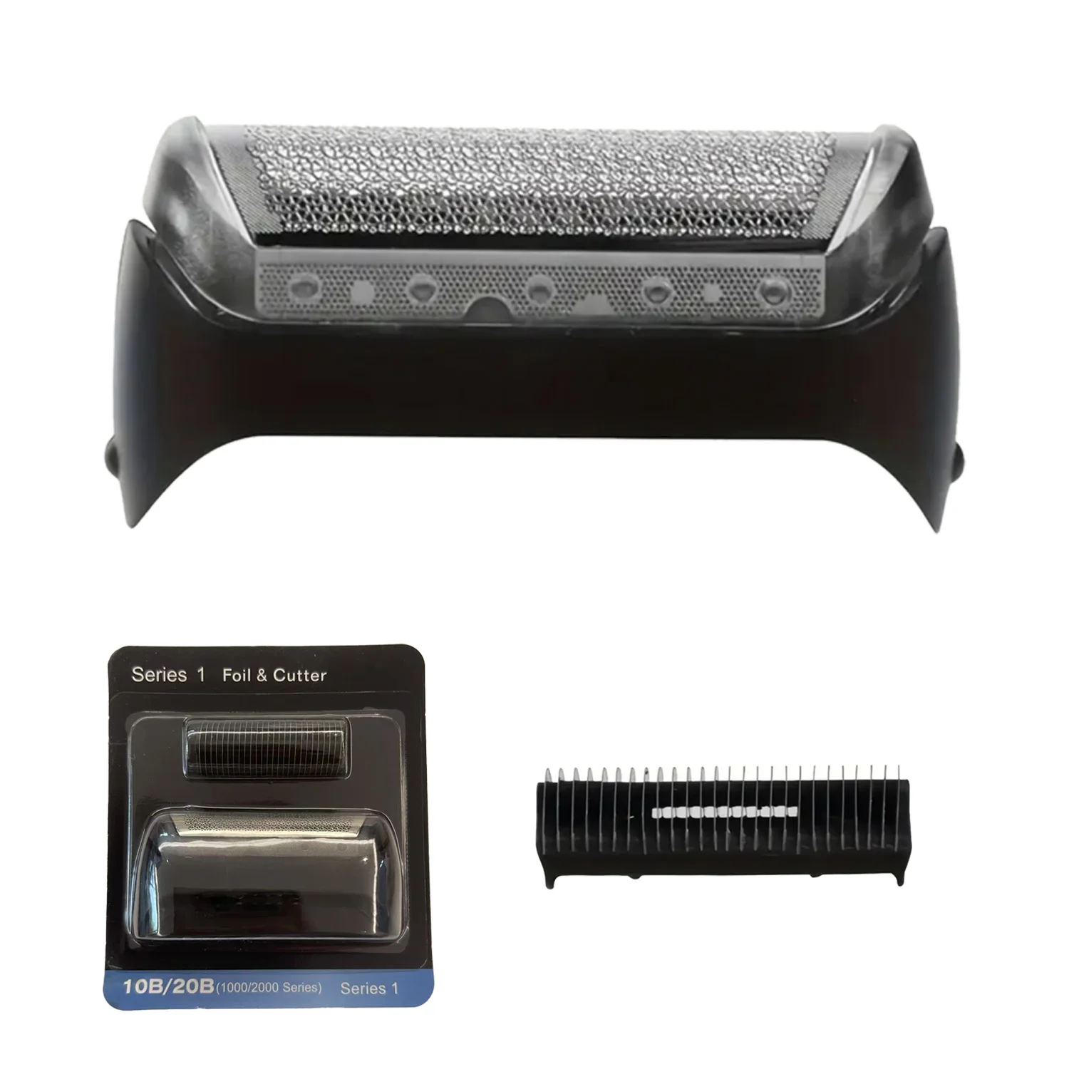 Shaver Foil and Blade for Braun 10B Series Replacement Foil & Cutter Compatible with Braun Electric Shaver