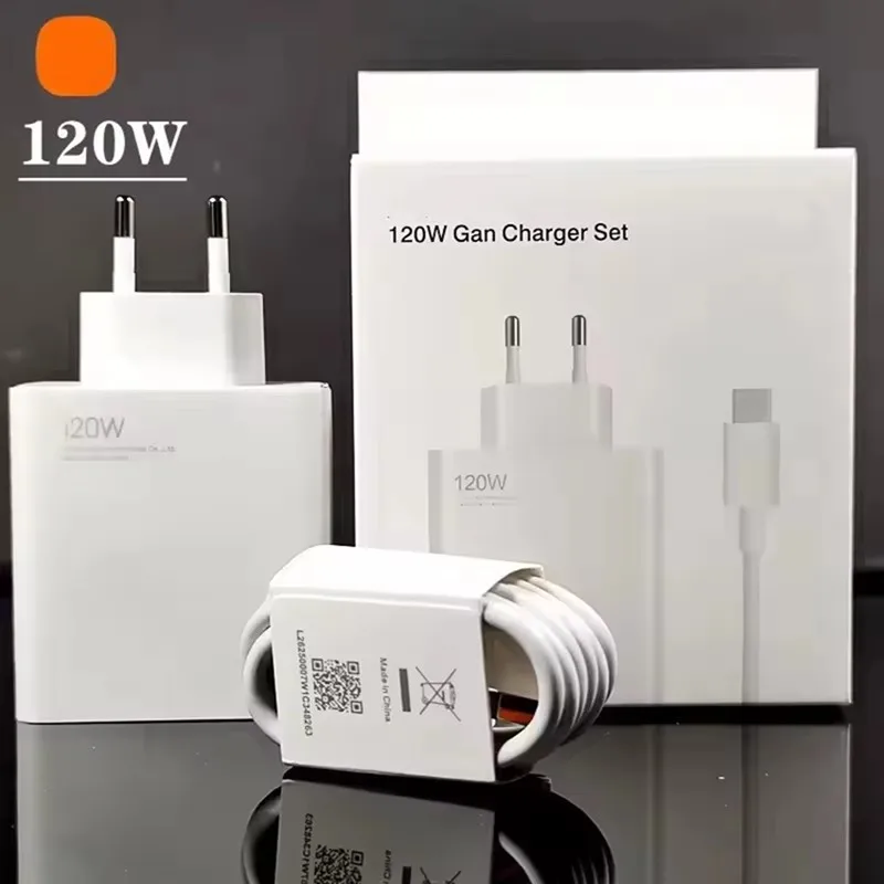 FOR Xiaomi 120W Super Fast Charger Turbo Hyper Charge Adapter for Mi 15/14/13/11T Ultra Pro Redmi 12C Note 11-14 POCO F6/F7/X7