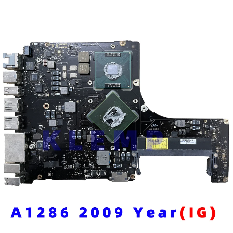 Originele A1286 Moederbord 820-2850-A/B 820-2915-A/B 820-3330-B Voor Macbook Pro 15 "Logic Board 2008 2009 2010 2011 2012 Jaar