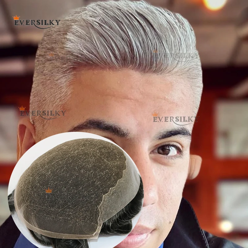 

Невидимые накладные пряди Undetectable Bleach Knots Q6 из швейцарского кружева и полиуретана с естественной линией роста волос, оттенки 1B50, 1B80, серые волосы, мужской парик-накладка, светло-коричневый, светлый блонд # 20 Простыней