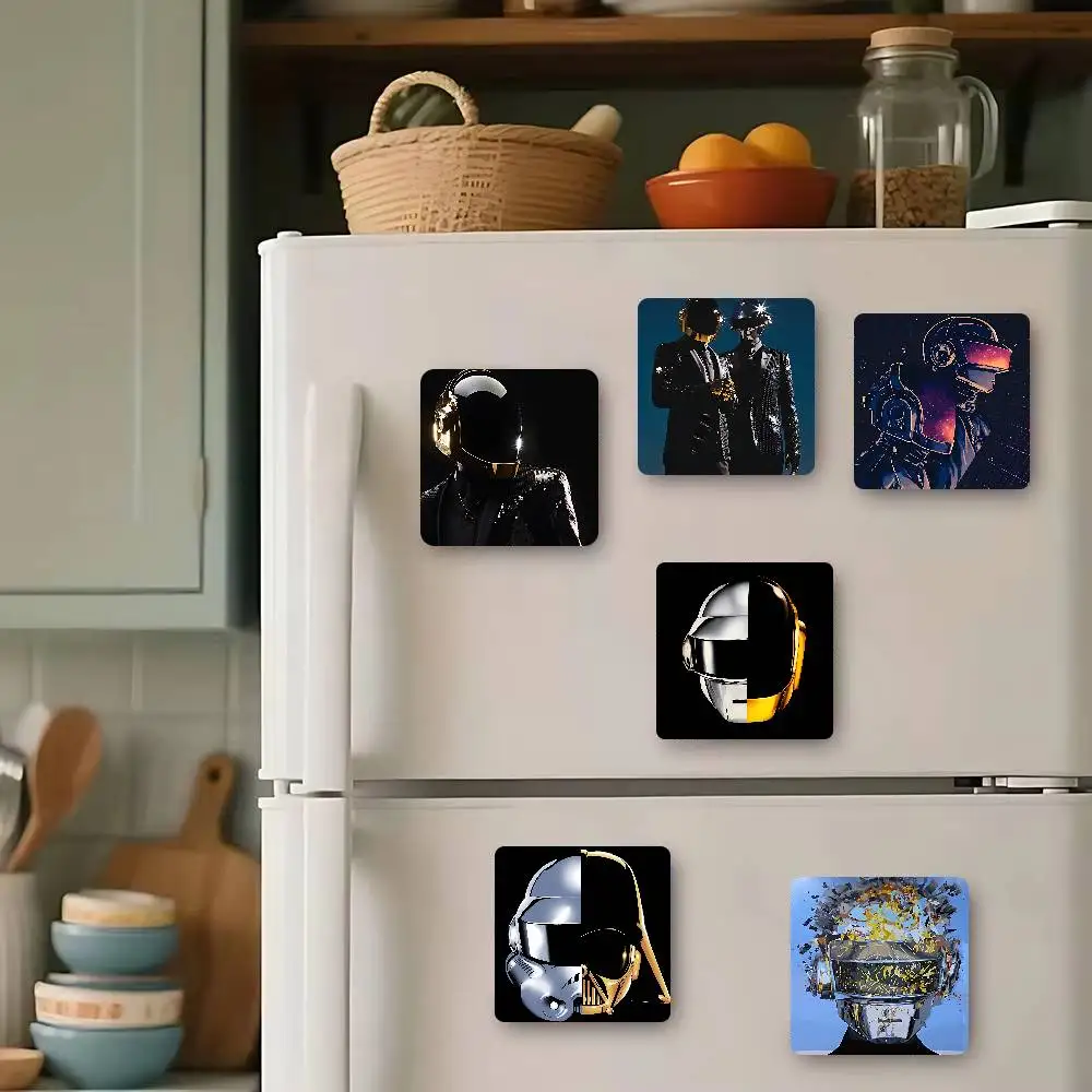 D-Daft P-Punk Band Artists Refrigerator Magnet Magnetic Ins Style Home Decoration Creativity Gift