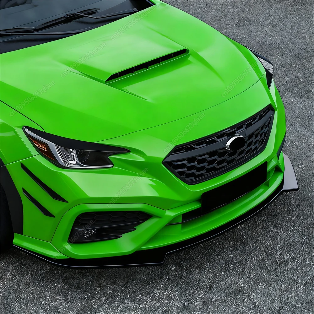 Alerón Delantero para Auto, Negro Brillante ABS, Difusores y Divisores para Subaru WRX STI VB 2022 2023 2024 2025+, Kits de Carrocería Tuning