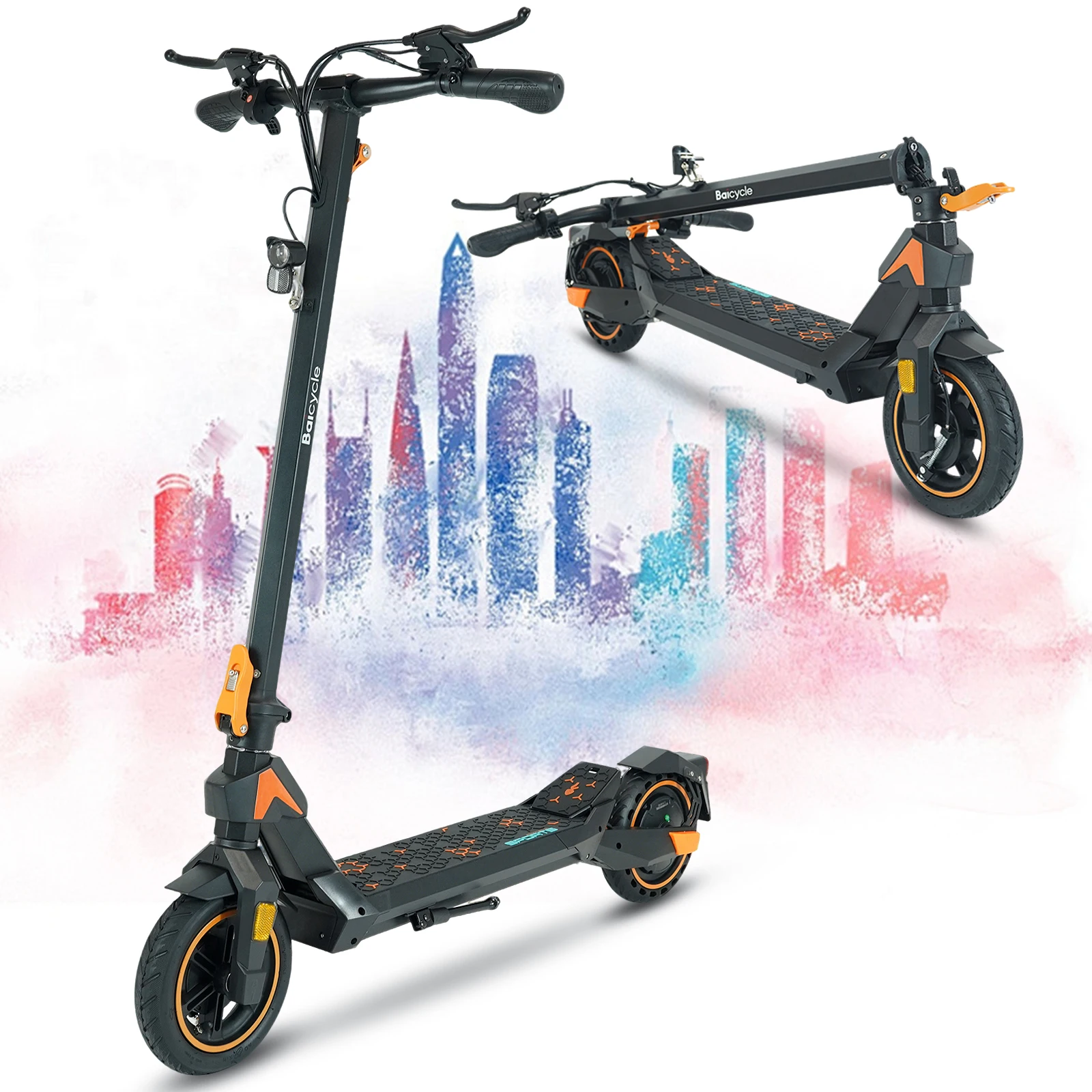 

G1 Electric Scooter for Adults, 500W Motor, 25 Mile Range, 36V 12.6Ah, Foldable, 8.5" Tires, Disc Brake, Shock Absorption