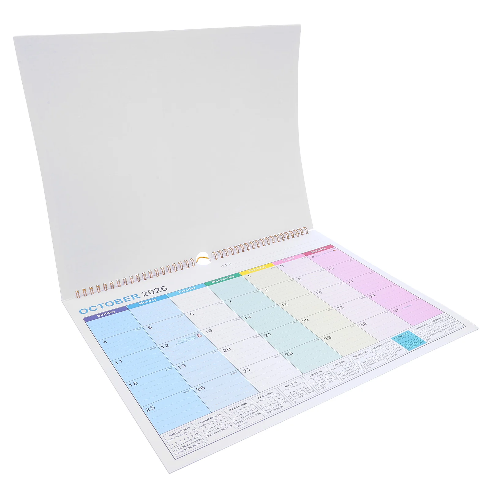 

2026-2027 18 Month Wall Hanging Calendar Elegant European Vintage Style Sturdy Paper Decorative Schedule Planner Home