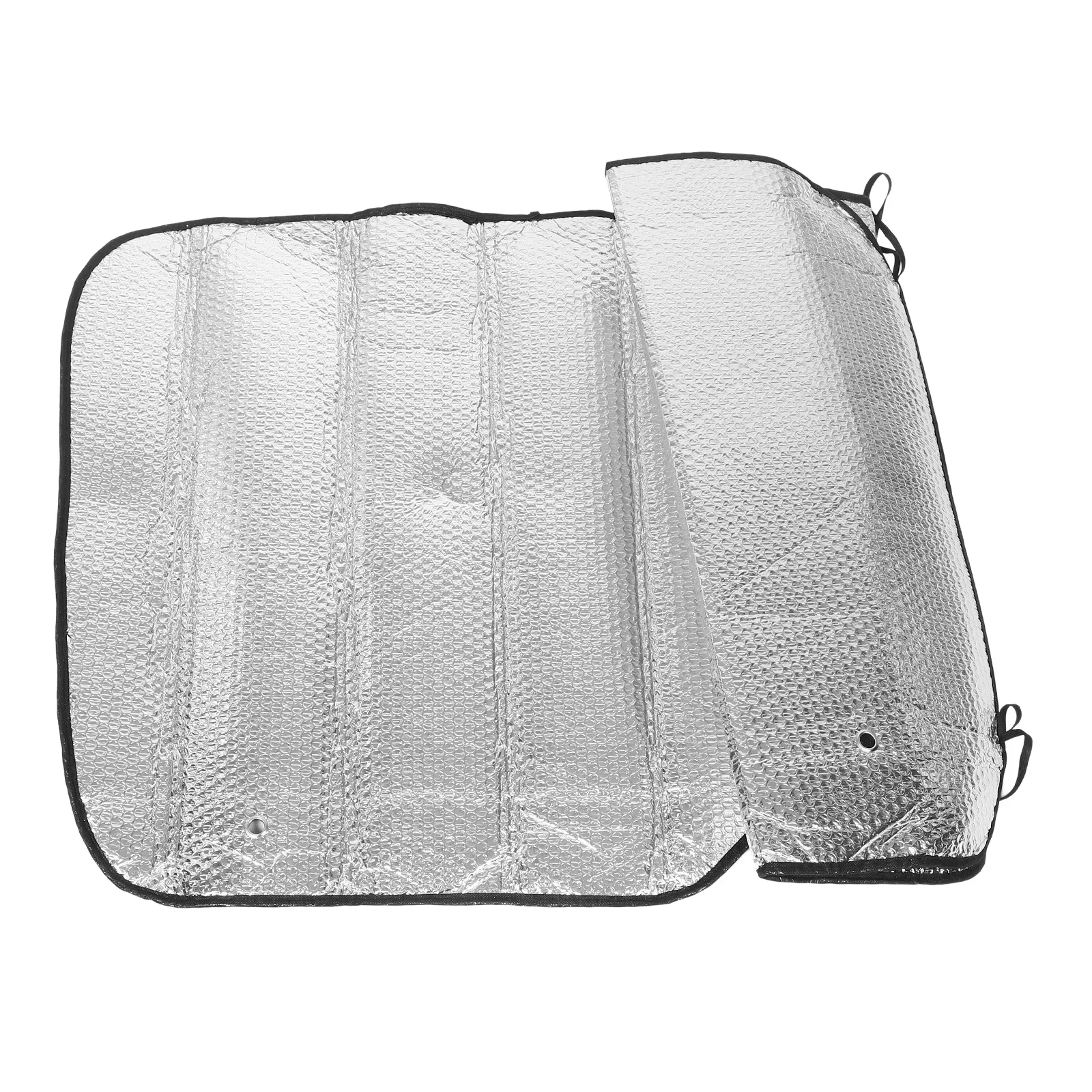 

Shade Silver Reflective Front Window 140x70cm Uv Rays Block Sunshade Foldable for Windshield Protection
