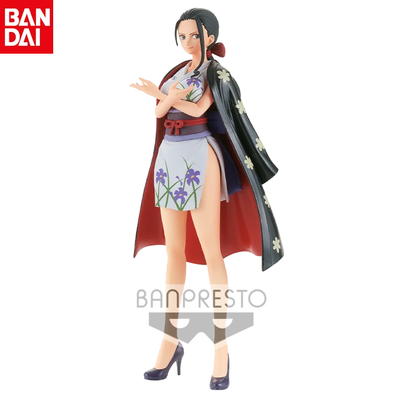 Bandai Original One Piece DXF Wano Country Vol.6 Nico Robin Action Figure Model Collection regalo di festa