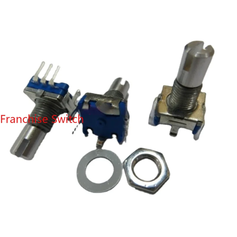 

5PCS Encoder EC11 30-bit Encoding With Switch 15 Pulse Potentiometer Handle Length 16MM.