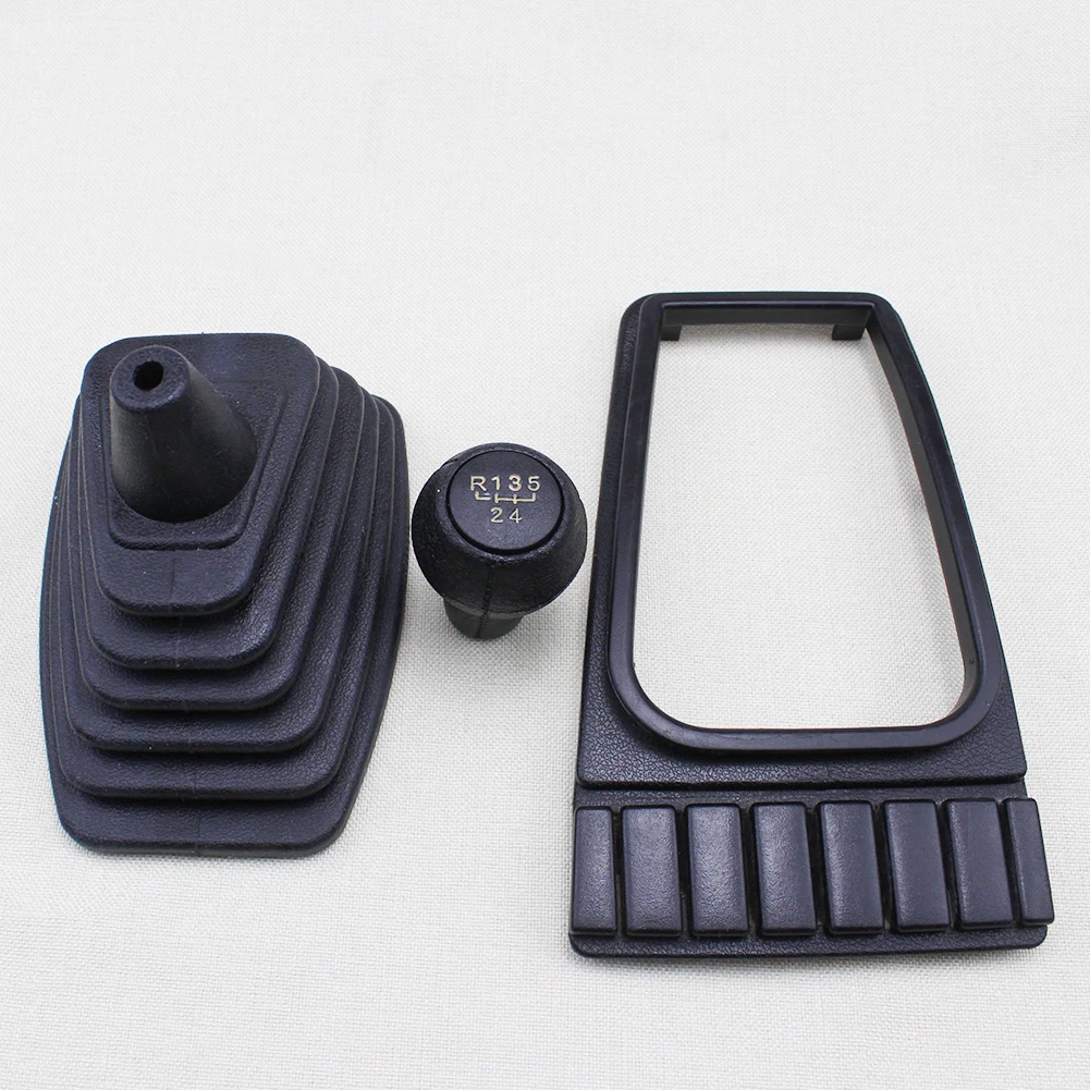 KUMMYY 3PCS Osłona gałki dźwigni zmiany biegów samochodu Osłona gałki dźwigni zmiany biegów 191863216 191711115   Pasuje do VW GOLF MK2 II JETTA II MK2 1985-1992