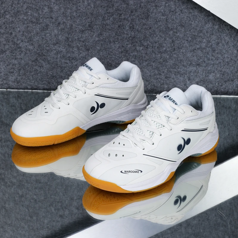 Professional Badminton and Tennis Shoes for Adults and Teenagers, Breathable, Comfortable, Wear-Resistant, Lace-Up Indoor Court Sports Shoes, Professional Competition and Training Shoes