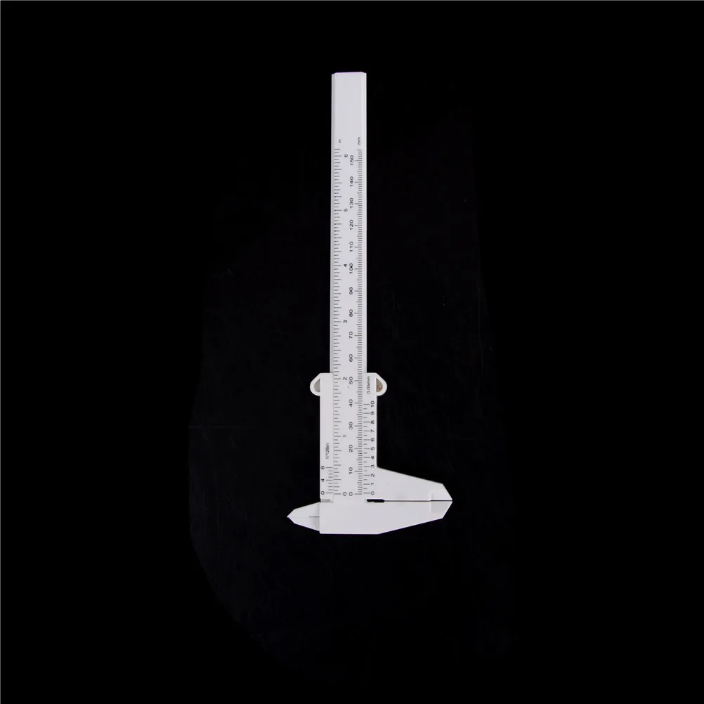 6 Inch 150mm Plastic Ruler Sliding Gauge Vernier Caliper Jewelry Measuring tool