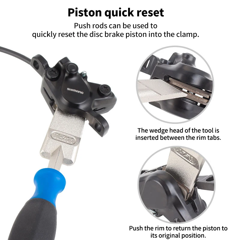 Toopre Bicycle Hydraulic Oil Disc Piston Push Road Mtb Bike Brake Installation Tools Pads Disc Clamp Piston Open Reset