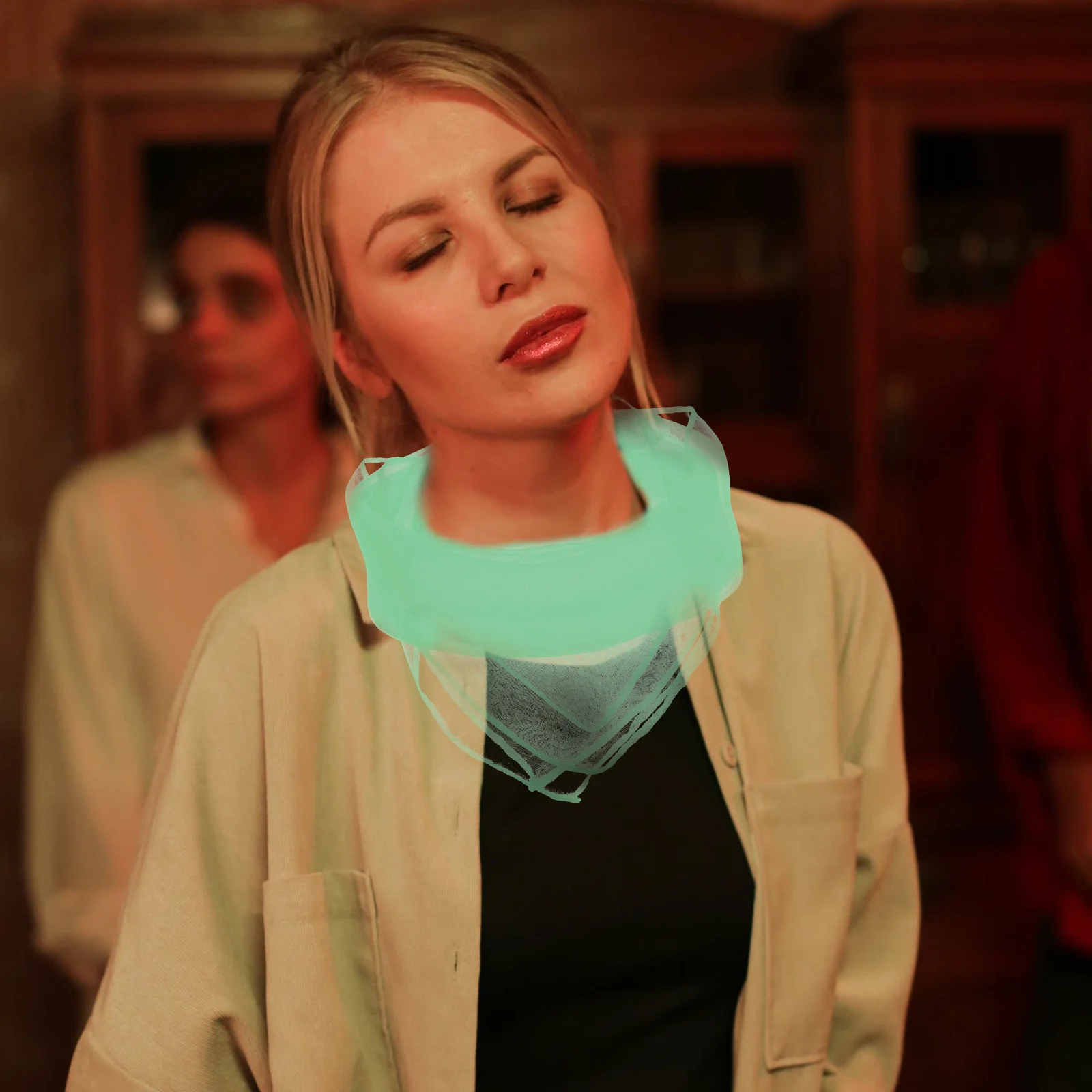 

10Pcs Dance Silky Square Scarves Thin Breathable Solid Color Scarves Lightweight Performance Accessories