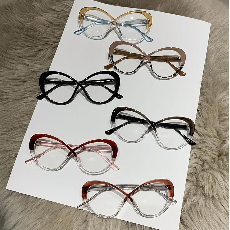 

Trendy Men Women's Computer Glasses Large Frame Anti-blue Ray Optical Spectacle Eyeglasses Unisex Fashion Unique Design Eyewear