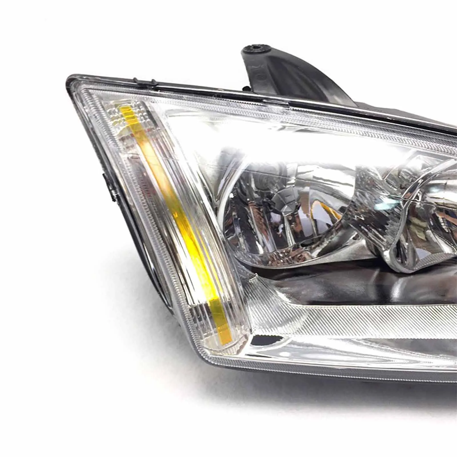 مجموعة مصابيح أمامية لسيارة فورد فوكس 2005-2008-شعاع عالي/منخفض + إشارات الانعطاف + ضوء الجري الليلي ملحقات السيارة