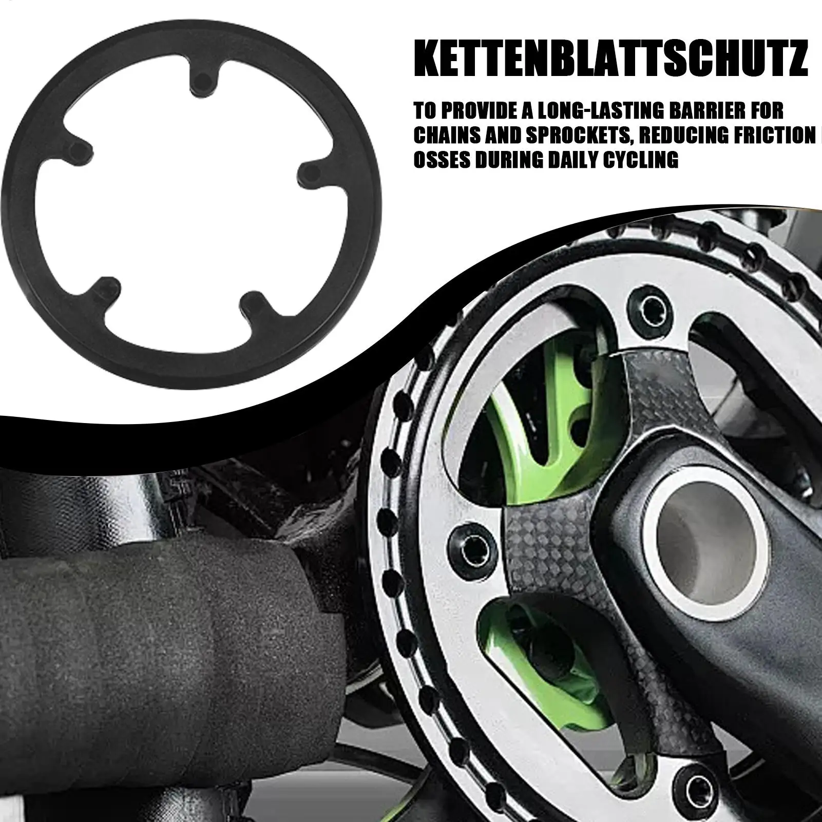 Bicycle Chainring Guard 40 Teeth 5 Hole Robust Protective Cover for Mountain Bike Chain Mountain Bike Chain Guard for Kids Trail