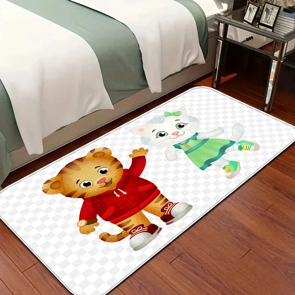 Daniel-Tigers Stop Door Mat lavabile antiscivolo soggiorno divano sedie Area Mat cucina comodino tappeti