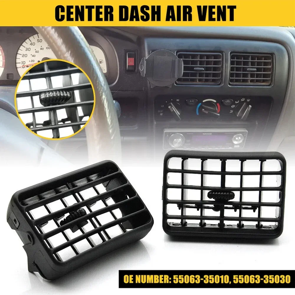 

2 Pcs Car Center Dash Air Vents 655063-35010,55063-35030 Air Conditioning Outlet Grill for Toyota Tacoma/4runner 1996-2002