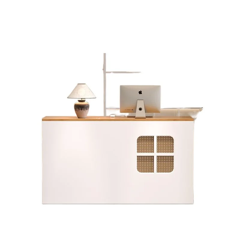 

checkout page Simple modern women's beauty manicure salon counter light luxury small bar milk tea