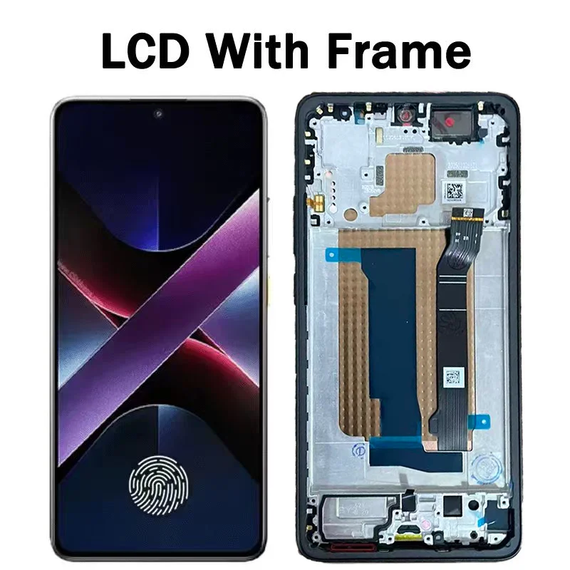 6.67"AMOLED For Xiaomi Poco X7 Pro LCD Display Touch Screen Digitizer For Poco X7Pro 2412DPC0AG 2412DPC0AI Display Screen image 6