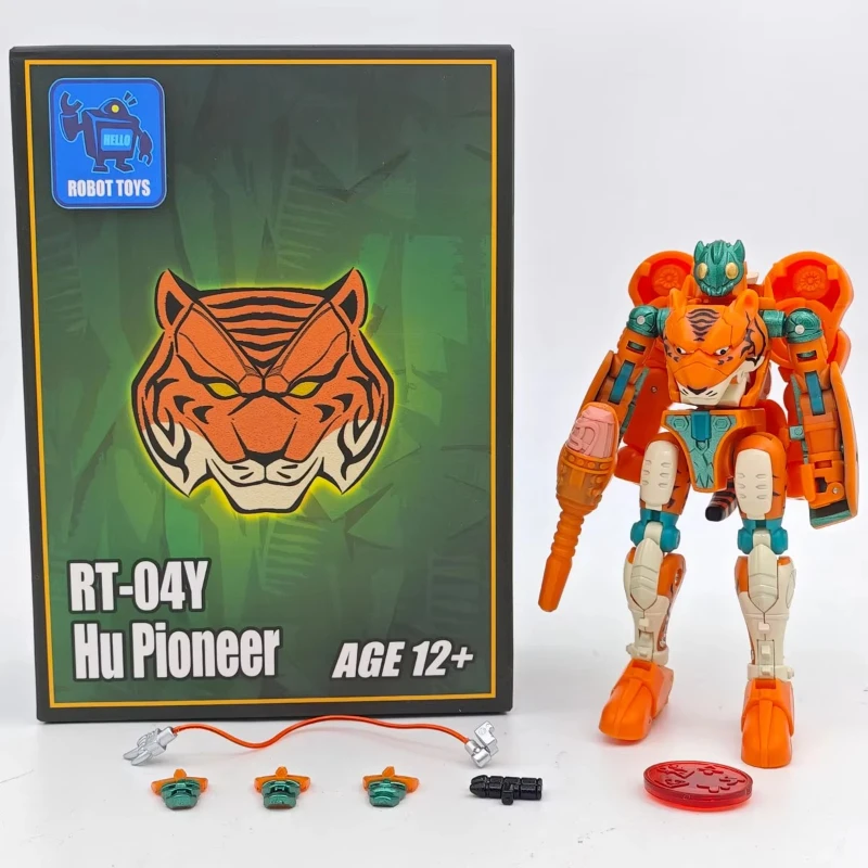 

В НАЛИЧИИ ROBOT T0YS Transformation BW RT-04Y HU PIONEER Tiger Mini 10 см Фигурка Робот Игрушка в подарок