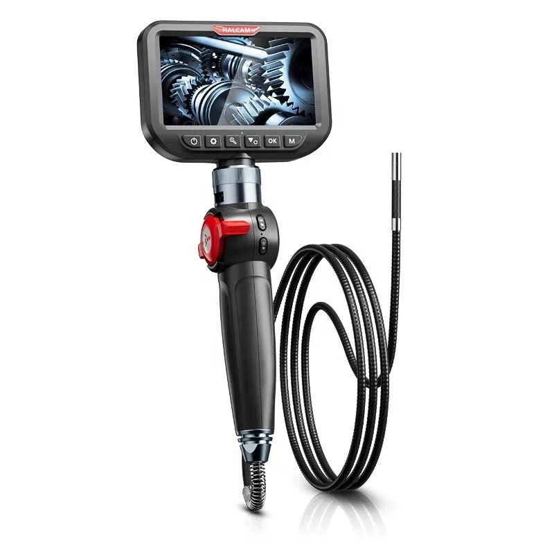 RALCAM Hot Selling 3.9Mm Borescope Camera 180 Degree IP67 Waterproof Articulating Endoscope HD Car Repair Steerable Borescope