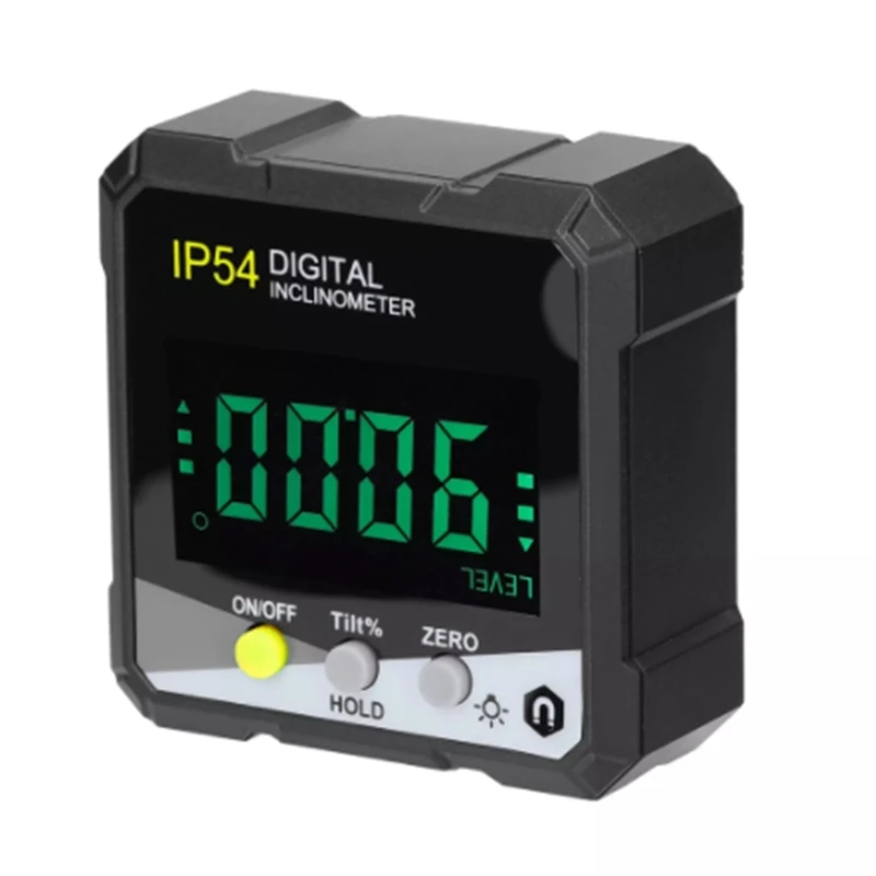 Ip54 4X90 ° Digitale Inclinometer Lcd Backlight Gradentrekker Helling Meter Hoek Liniaal Enkelzijdige Elektronische Goniometer