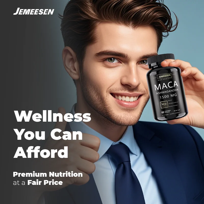 مكمل جذور الماكا السوداء - يعزز قوة العضلات وتحسين القدرة على التحمل وتعزيز إنتاج الطاقة #6