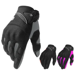 Guantes de Moto de dedo completo para hombres y mujeres, equipo de protección de dedo completo, guantes de carreras de Motocross, guantes de conducción para conductores de Moto deportivos