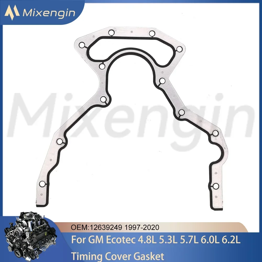 LS Timing Rear Cover Gasket Fit GM 4.8 5.3 5.7 6.0 6.2 L T LM7 LQ9 LS3 LS2 L99 Chevrolet Cadillac Buick GMC Hummer Pontiac 97-20