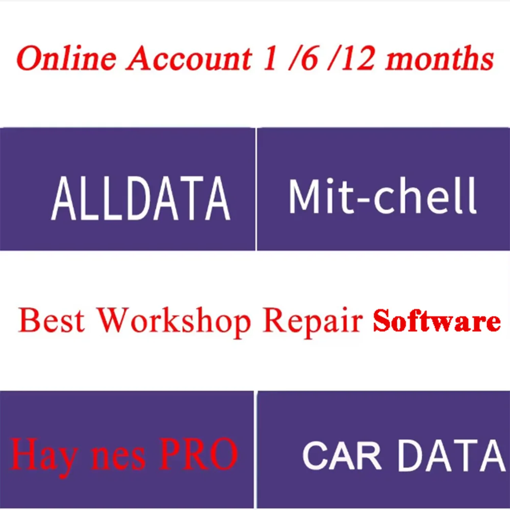

Онлайн-аккаунт для автоматических данных/Alldata/ Hay nes Pro, схема программного обеспечения для ремонта мастерской, 99% обслуживание автомобиля, база с полной передачей данных