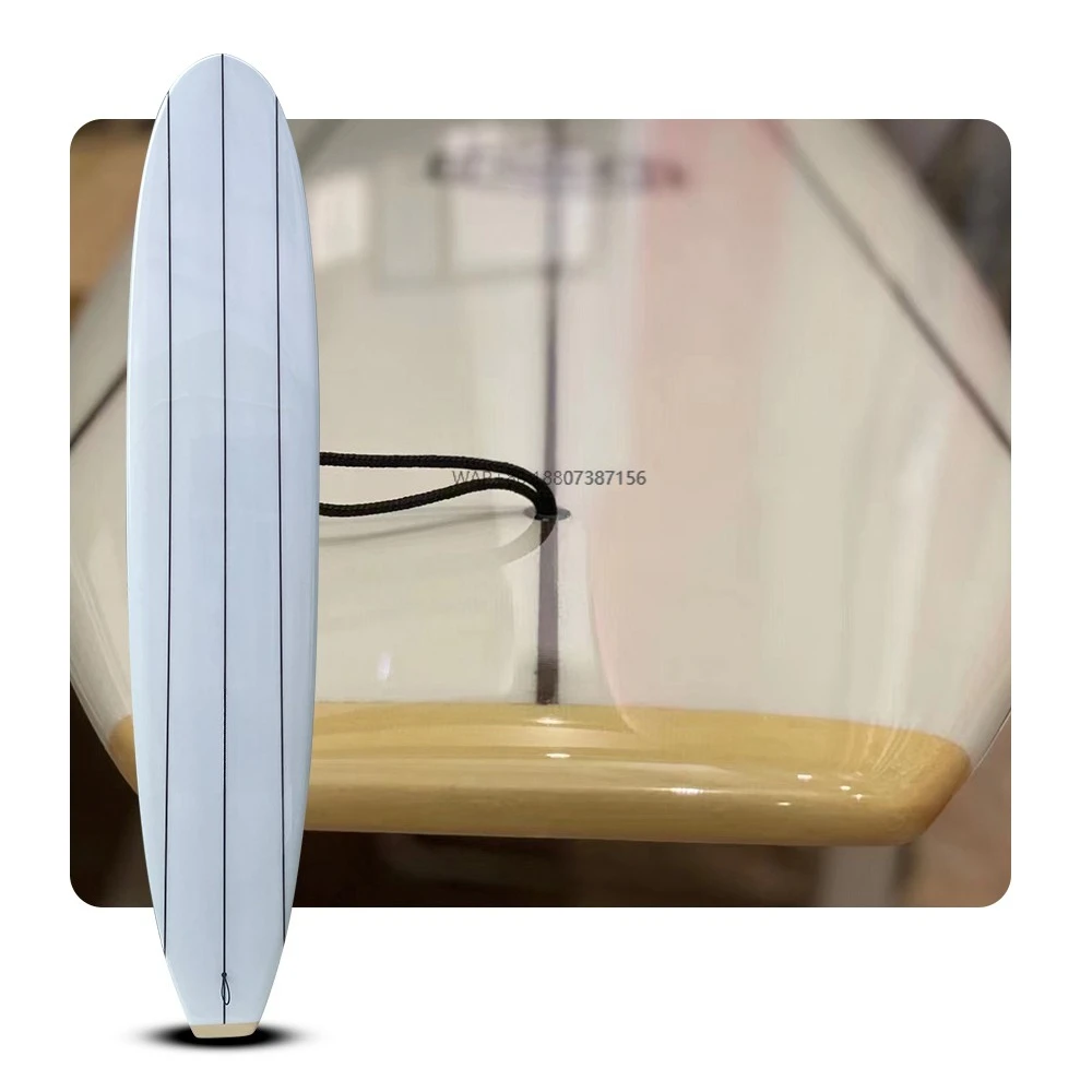 

Custom Epoxy Surfboard 3 Wooden Long Board High Quality Factory EPS Surfboard
