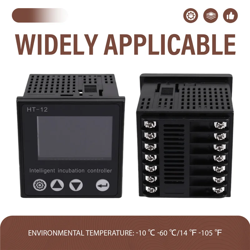 BNVN-HT-12 Intelligent Incubator Thermostat Egg Incubator Controller HT-12 Incubator Multifunctional Temperature Controller