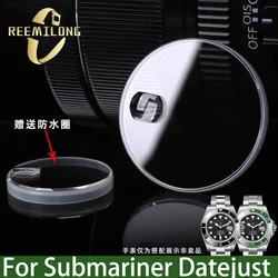 Sapphire watch lens For Rolex submariner datejust 16233 116610 crystal mirror with calendar window Complimentary waterproof ring