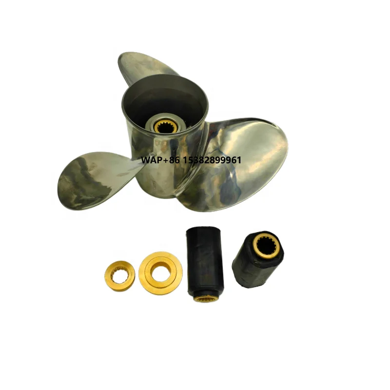 

Гребной винт для лодочного мотора 14.3X17 из нержавеющей стали и алюминия, подходит для двигателей 150-200 л.с., шаг 17, 15 шлицов