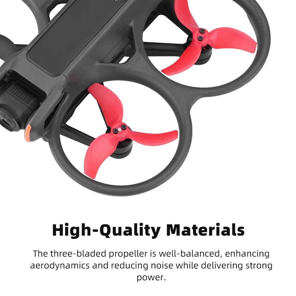 Hélices pour Drone DJI Avata 2, lame légère, ventilateur à ailes, pièces de rechange pour accessoires Avata 2, palettes colorées