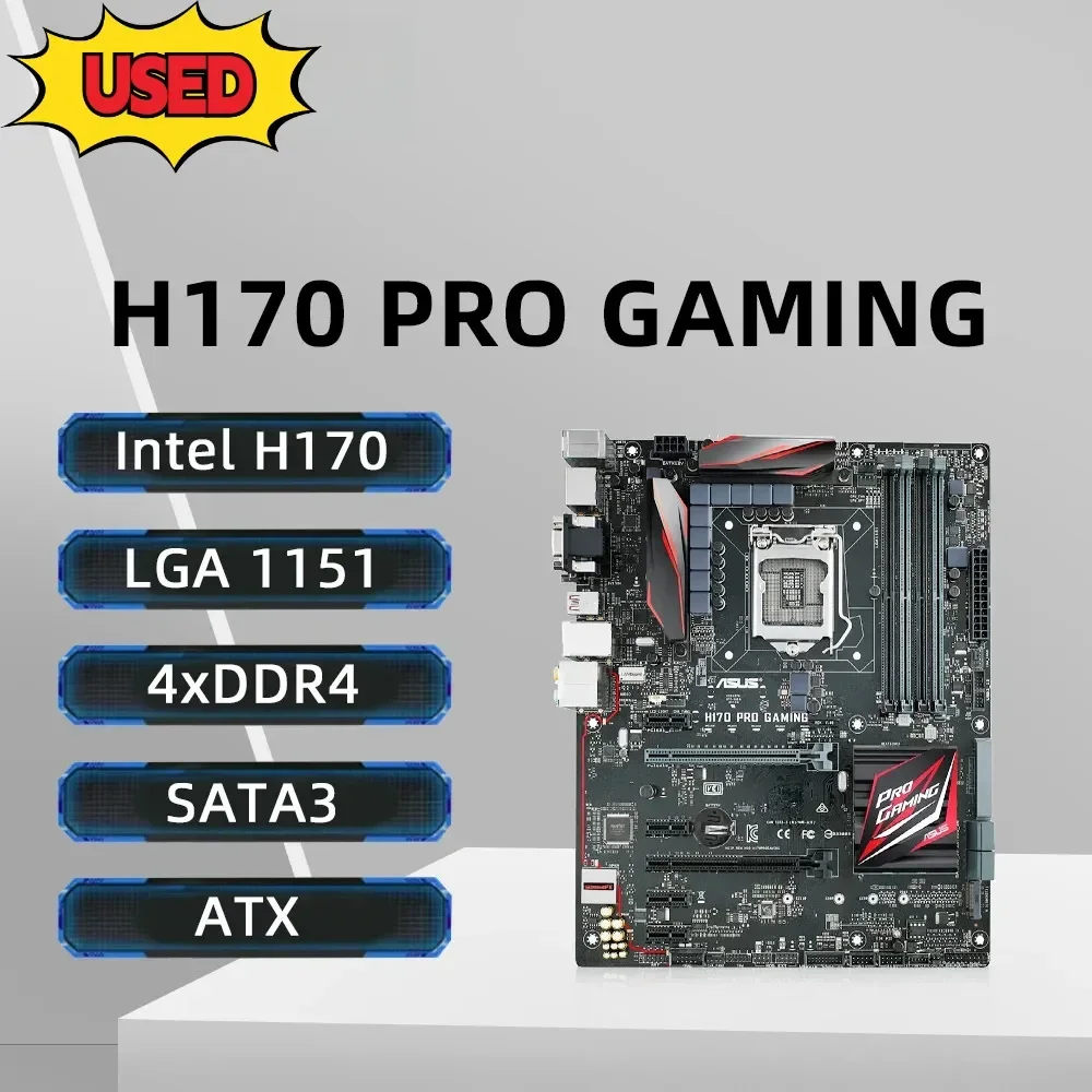 CPU Intel i7 6700k ASUS H170-PRO Amazon.com: ASUS LGA1151 DDR4 DisplayPort HDMI SATA 6Gb/s USB 3.1