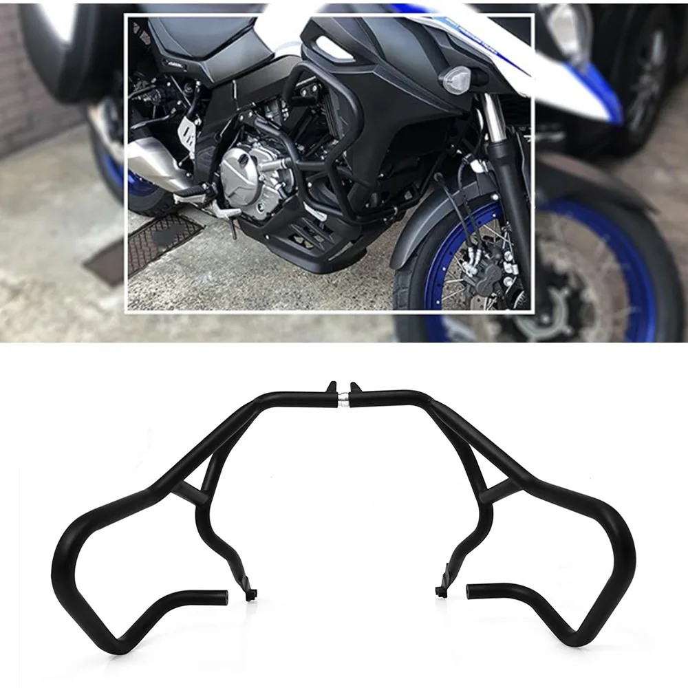 For SUZUKI DL650 V-Storm 650 2011-2023 2022 Engine Guard Crash Bars Upper Tank Protector Bumper Stunt Cage  DL 650 V Storm 650