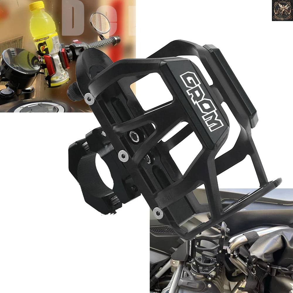 Drink Cup Holder For HONDA GROM MSX125 MSX 125 Motorcycle Accessories Water Bottle Bracket Mount Alloy Supplies Equipments