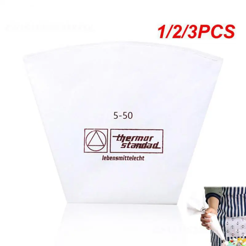 

1/2/3PCS Pastry Bag Preferred Material 4 Sizes Cloth Piping Bag Decorating Tools Cream Bag One Piece Trapezoidal