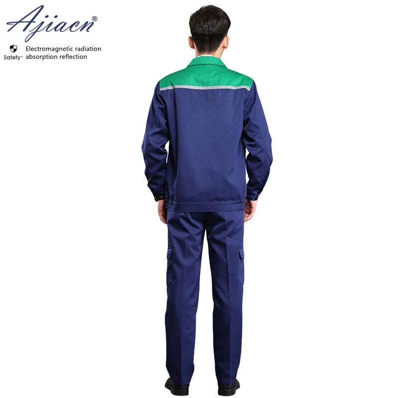 Genuine Electromagnetic radiation protective work clothes suits Power plant, Electrical equipment room EMF shielding clothing