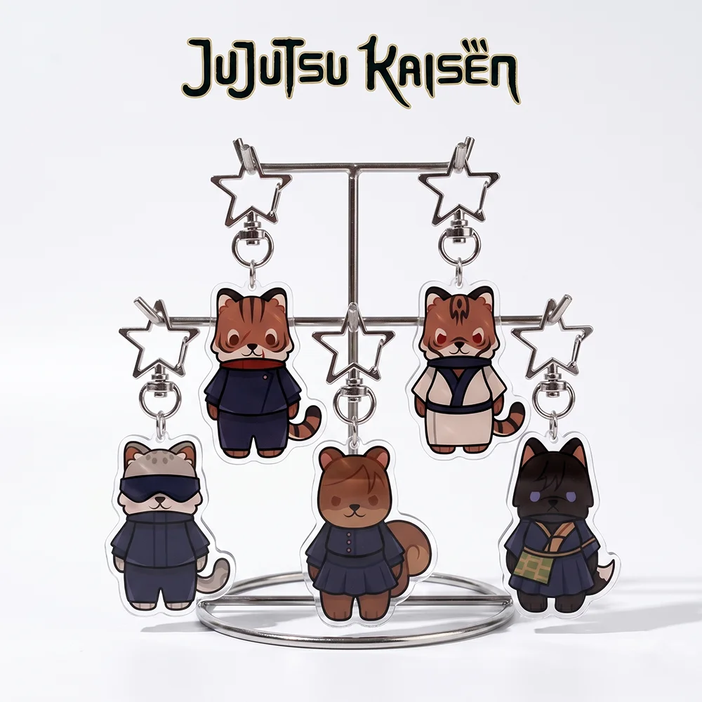 

Anime Jujutsu Kaisen Yuji Itadori Satoru Gojo Acrylic Stand Cute bag charm Car keychain decorations bag body kit keyring Gifts