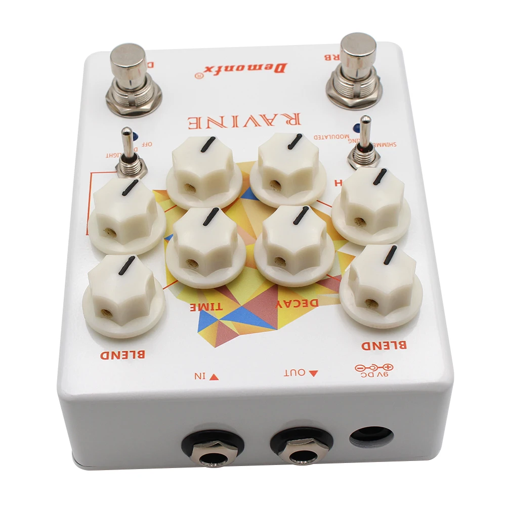 Demonfx Guitar Effect Pedal Combines Delay and Reverb Effects with